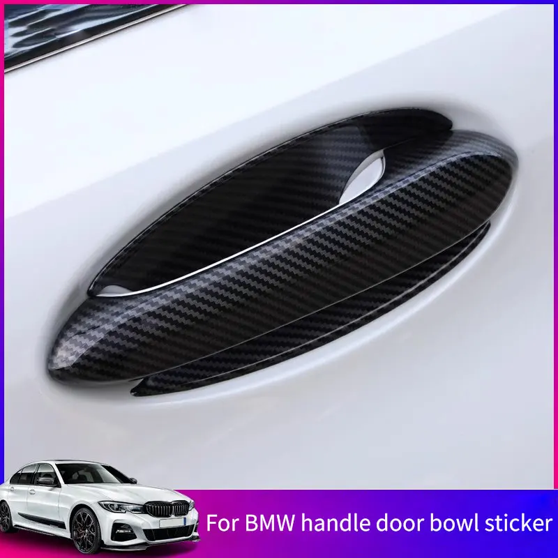 

For BMW 3 5 Series G20 G80 G28 ix3 G30 F90 G32 G01 G08 G02 G08 G05 G06 G07 F30 F80 F34 Car Door Handle Bowl Trim Cover Exterior