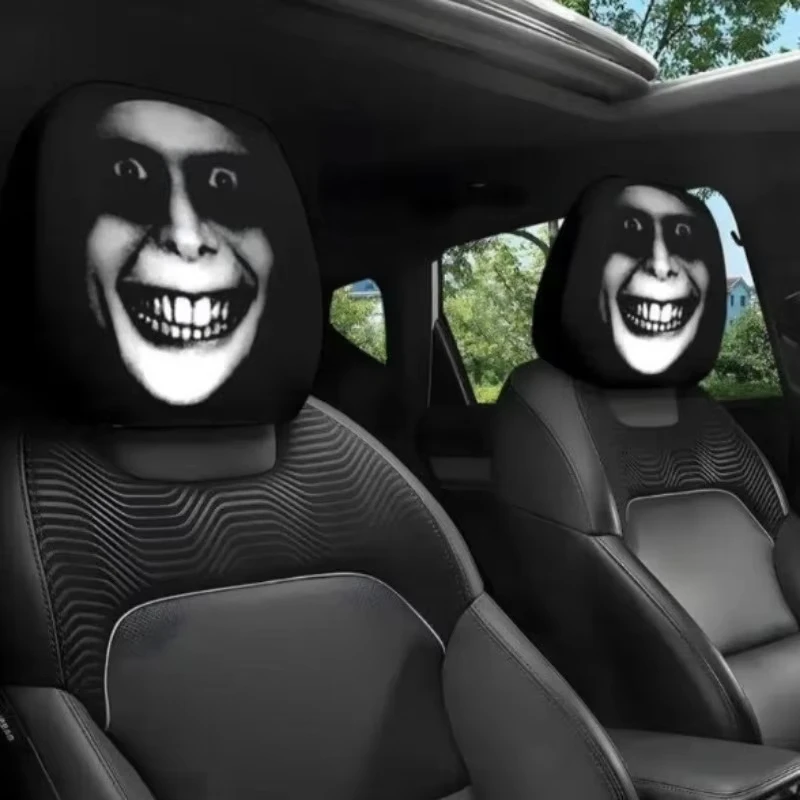 Removable Car Head Rest Cover Universal Fit Automobile Seat Headrest Decoration Cover