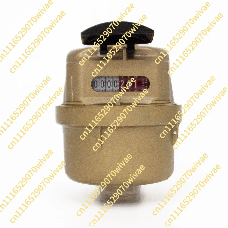 Copper shell volumetric cold water meter straight high precision piston metering tap water meter