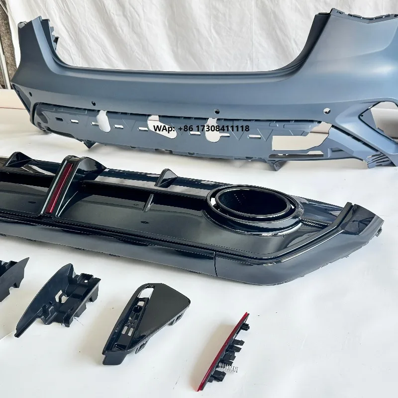 

car 21-24 to25 RS3 bumper+diffuser.25+A3 can fit Steel exhaust and ABS exhaust