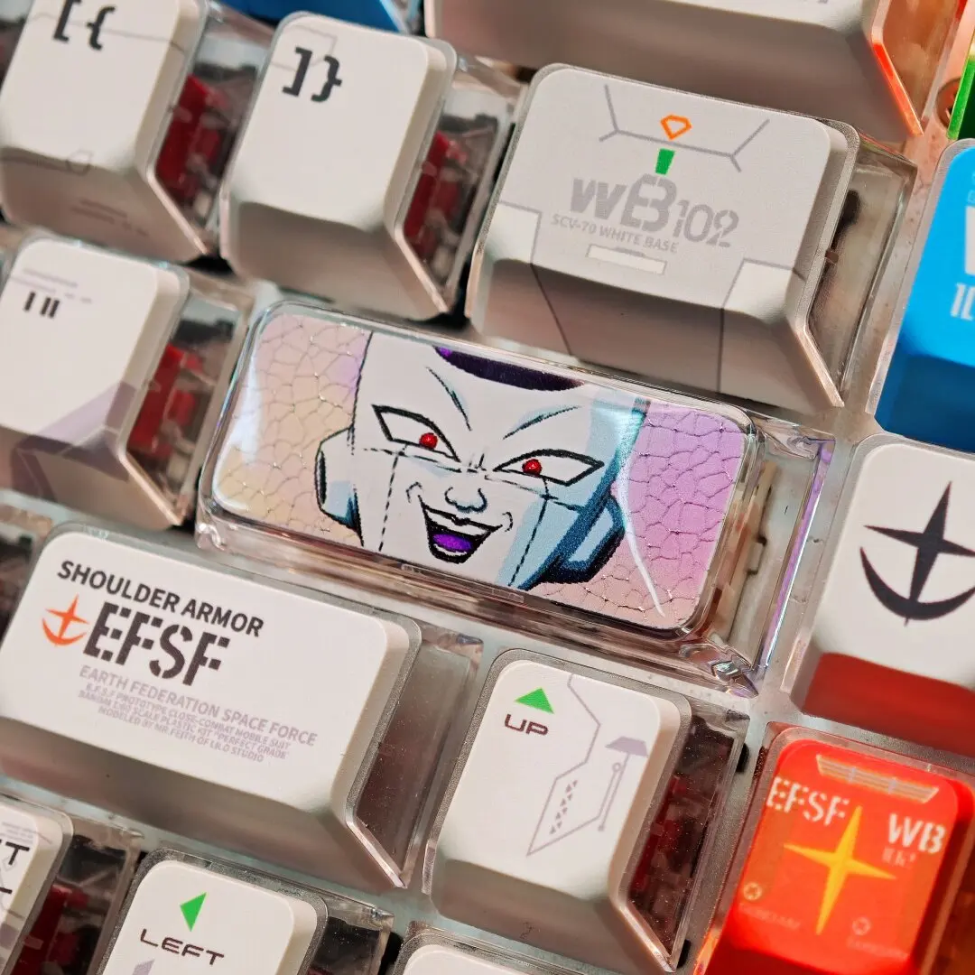 

Механические кейкапы DIY Dragon Ball Frieza Enter для клавиатуры, персонализированные кейкапы для ПК, подарок-игрушка