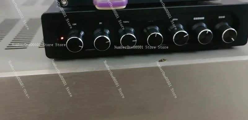 EQ500SE Audiophile Preamplifier 5 Band EQ Tone Control Audio Processor Small Mixer HiFi Preamp