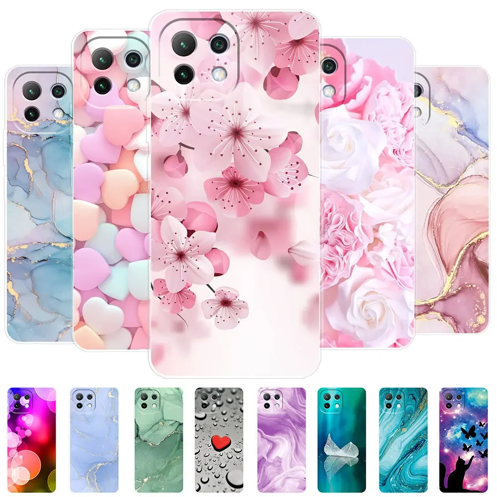 For Xiaomi Mi 11 Lite 5G NE Cases Mi 11 Lite Cover Soft TPU Silicone Back Cover For Xiaomi Mi 11 11Pro 11 Ultra Case Clear Funda