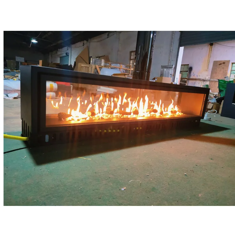 Customized Design 2 Sided/3 Sided   Smart  Gas Fireplace
