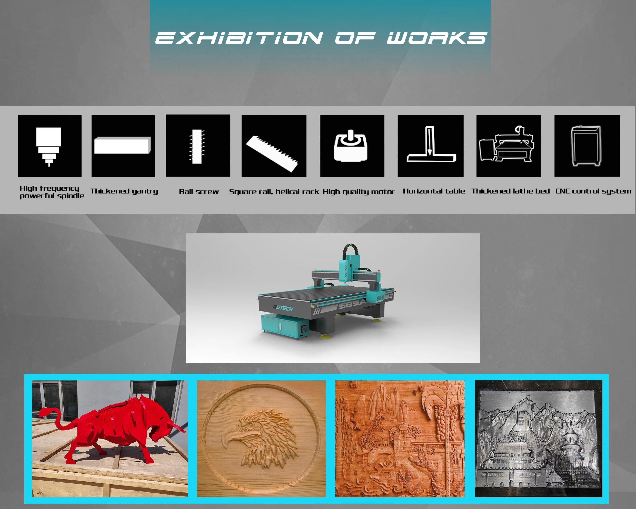 Terbaik 1325 1530 2030 Peralatan Pembuatan Mainan Kayu Alat Otomatis Pertukaran Mesin Router Cnc dengan Atc