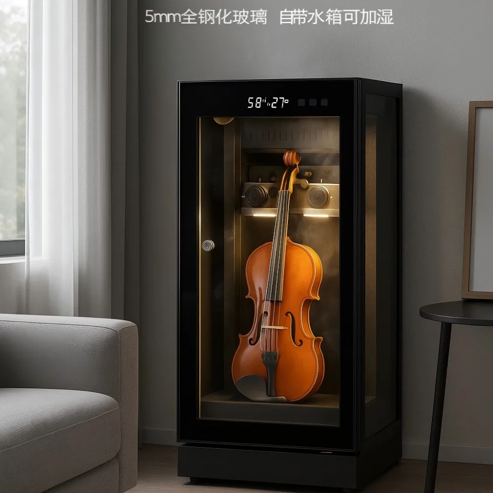 : Armadio per chitarra con controllo dell'umidità