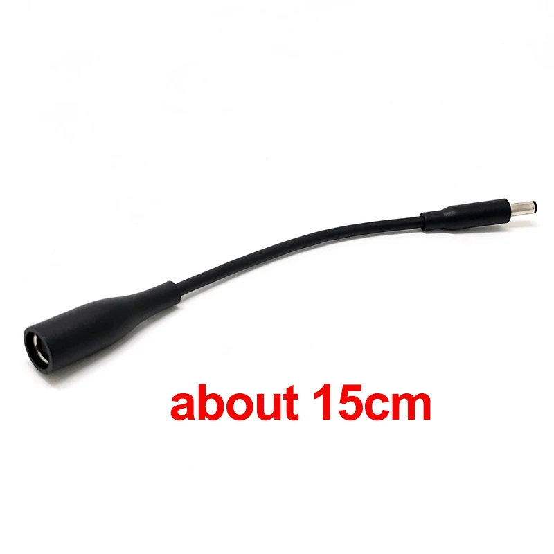 For Dell Laptop DC Power Charge Converter Adapter Cable Cord 7.4x5.0 female to 4.5x3.0 mm male Dropshipping short Cable