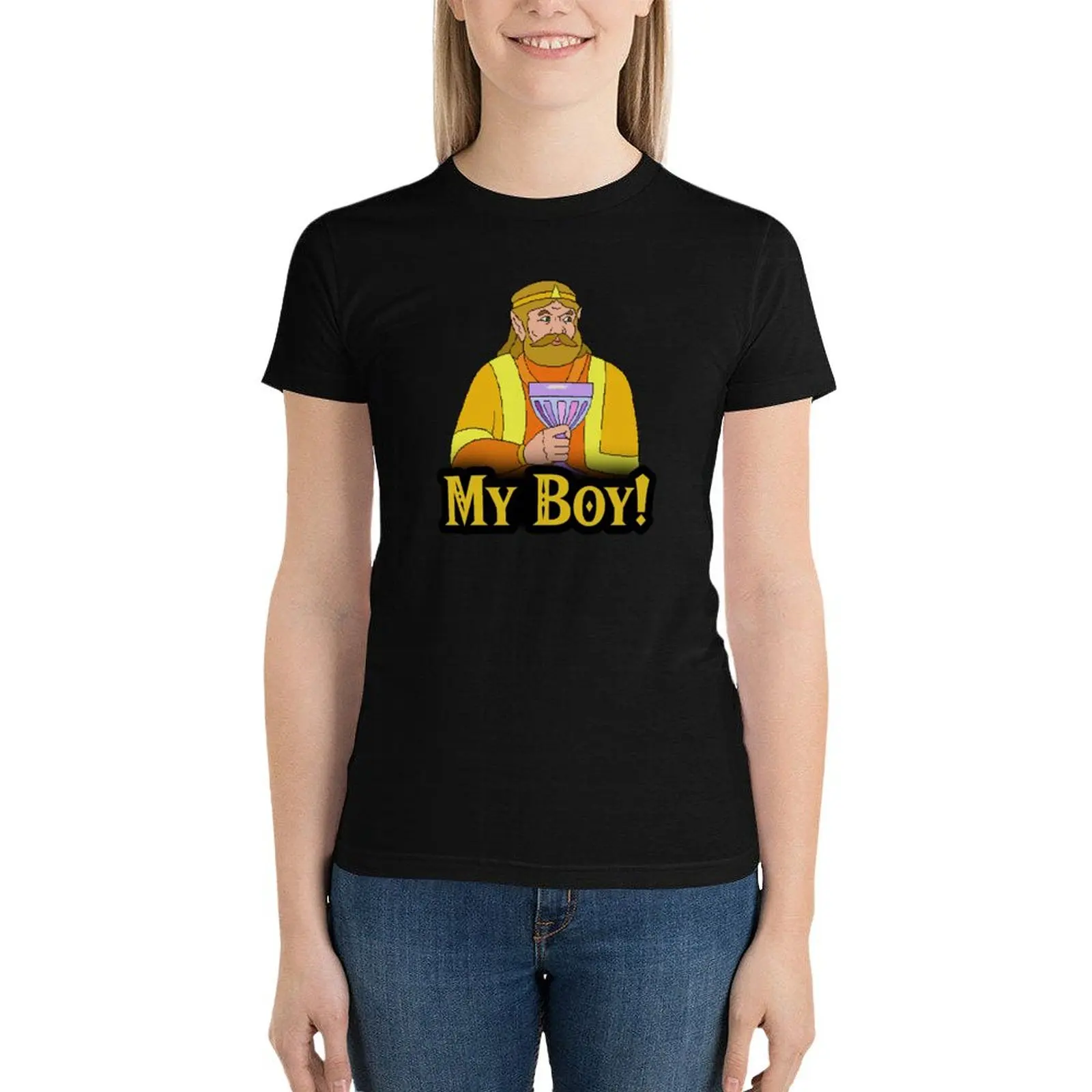 

My Boy! T-Shirt summer top tops Female clothing Woman fashion