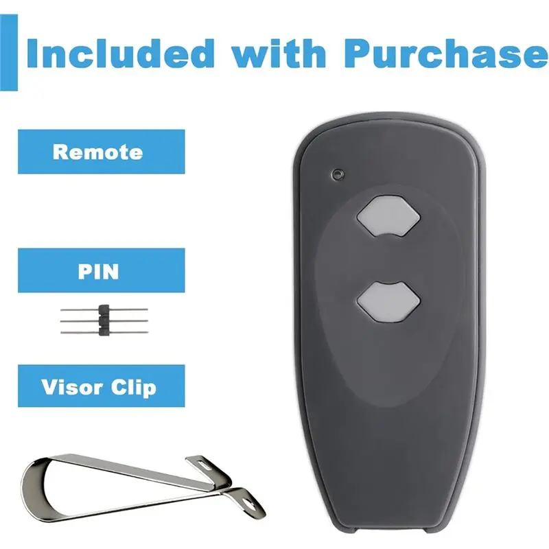 Garage Door Opener Remote 2 Pack M3-2312 382 for Marantec M4500 M4500e M4700e DC3700 Q7700