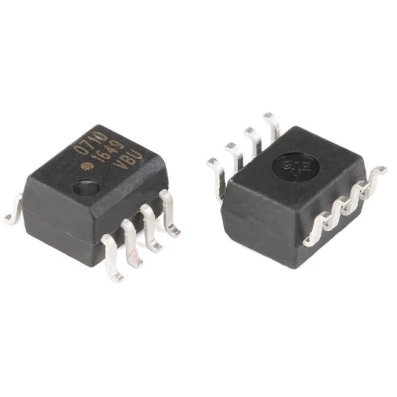 5Pcs Brand New Original Hcpl-0710-500E Silk Screen 0710 Soic-8 Cmos Photoelectric Coupler Chip