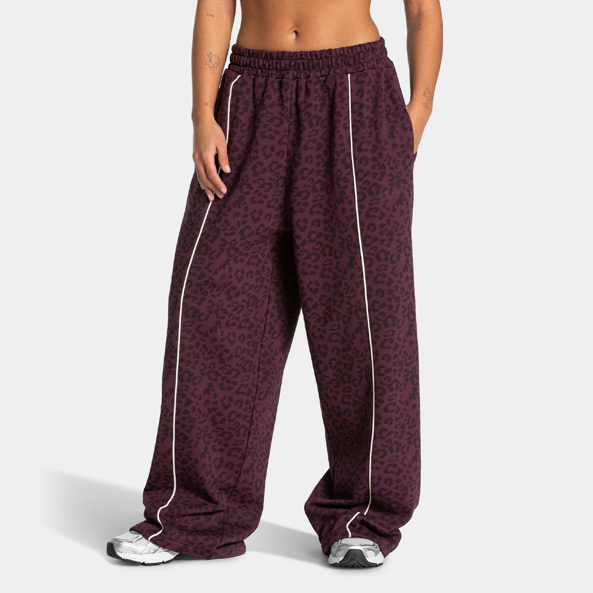 Yoga joggingbroek met luipaardprint voor dames – flexibel, perfect voor stretching, hardlopen, training, joggen, casual, ontspannen, stijlvol