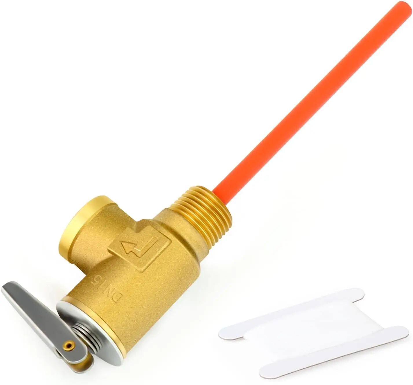 صمام إعادة الضبط التلقائي صمام سخان المياه RV سلامة المنزل استشعار دقيق لدرجة الحرارة وظائف تلقائية للاستخدام المنزلي #2