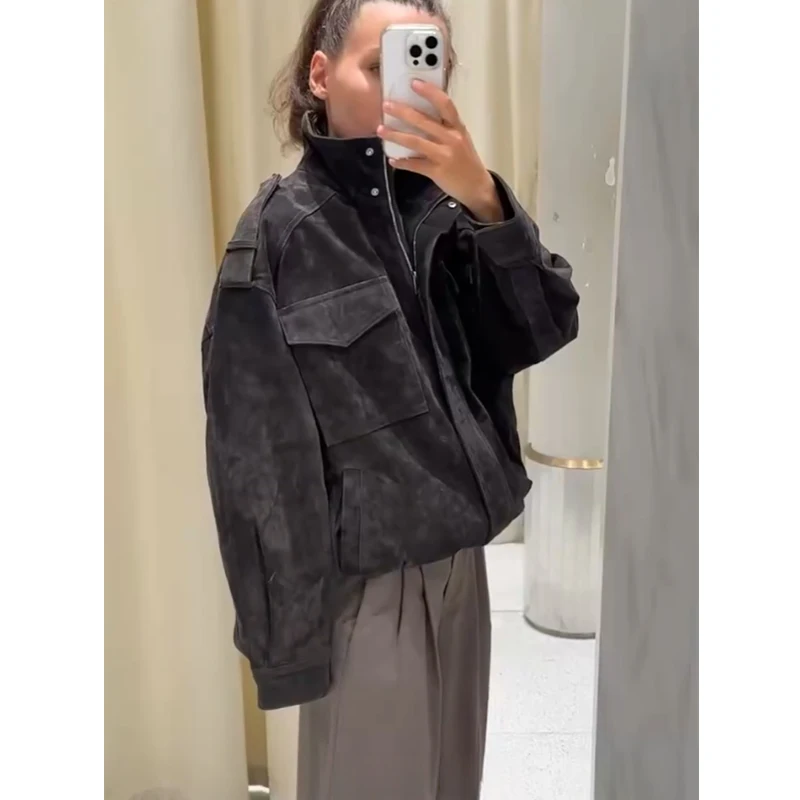 New Women's Jackets Autumn 2025 Fashion Loose Elegant Women's Street Warm Coats & Jackets Autumn Chic Youth Travel Outerwear