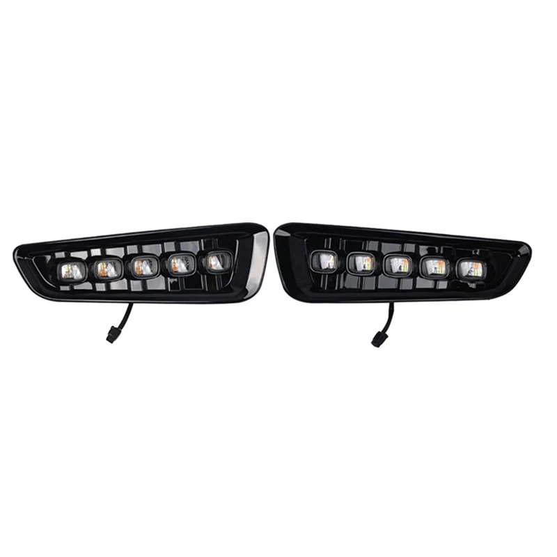 Luzes diurnas LED para Ford Raptor, SVT, F150, 2017, 2018, 2019, 2020, DRL, 2pcs