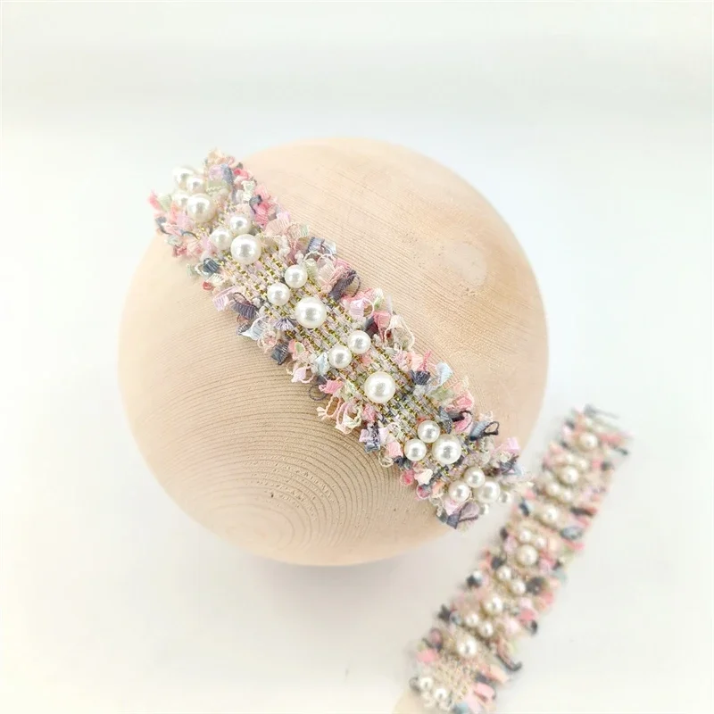 New Arrival Baby Girl Pearls Elastic Band Headband for Photography Newborn Photo Props Headwear Princess Christmas Headband