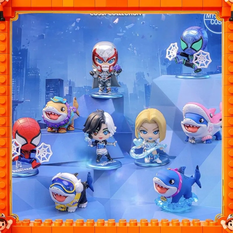 

Genuine Hot toys Marvel Rivals Cosbi Mystery Blind Box Mini Vinyl Action Figures Collectible Desktop Decor Toy Gift For Fans