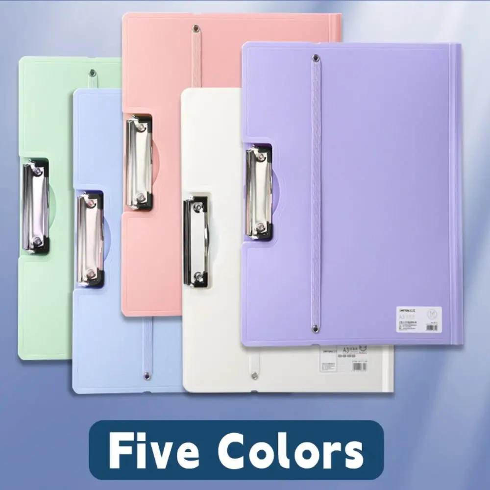High Quality Strap Design A3 File Folder Multifunction Clipboard Document Classification Organizer Students