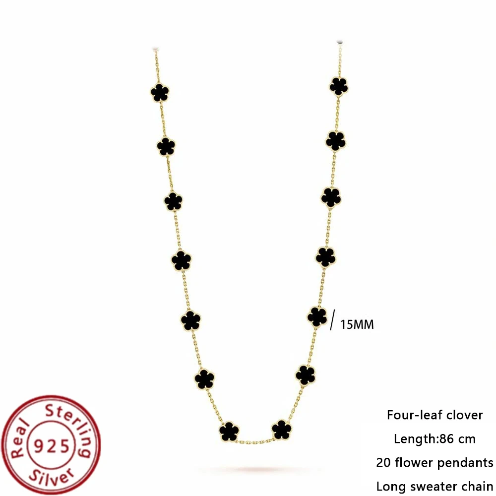 

2025 Selling Clover Simple Design Party Fashion Personality Women’s High-end Necklace Earrings Jewelry Gifts