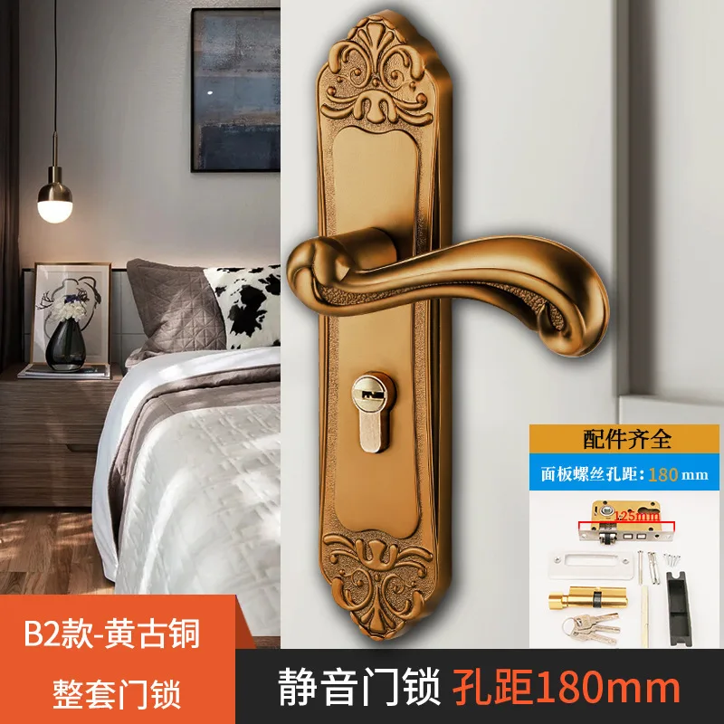 

Лидер продаж, дверная ручка из цинкового сплава, замок для домашней безопасности с ключами, рычаг для внутренней двери, защелка, замок для дверной ручки, serrure de port