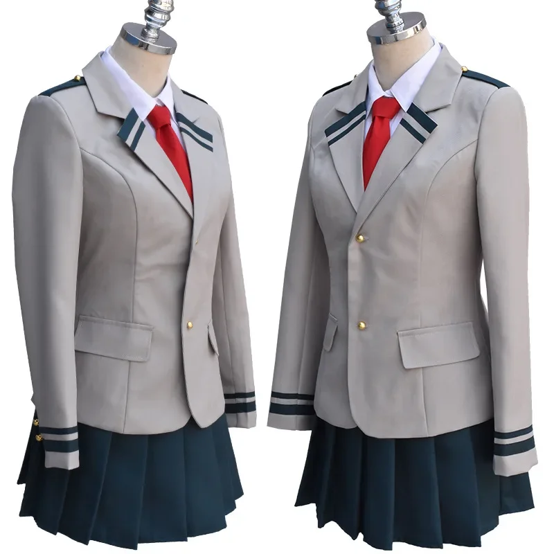 Anime My Hero Academia Midoriya Izuku Cosplay Costume High School Student Uniform Halloween Party Costume