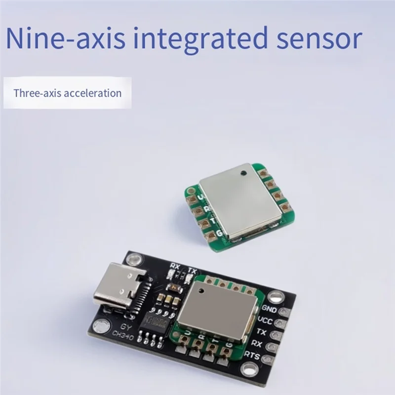 Y45A-Modul Sensor Sudut Sikap Medan Magnet Output IIC Port Seri untuk Output Port Seri Modul Sudut Arduino