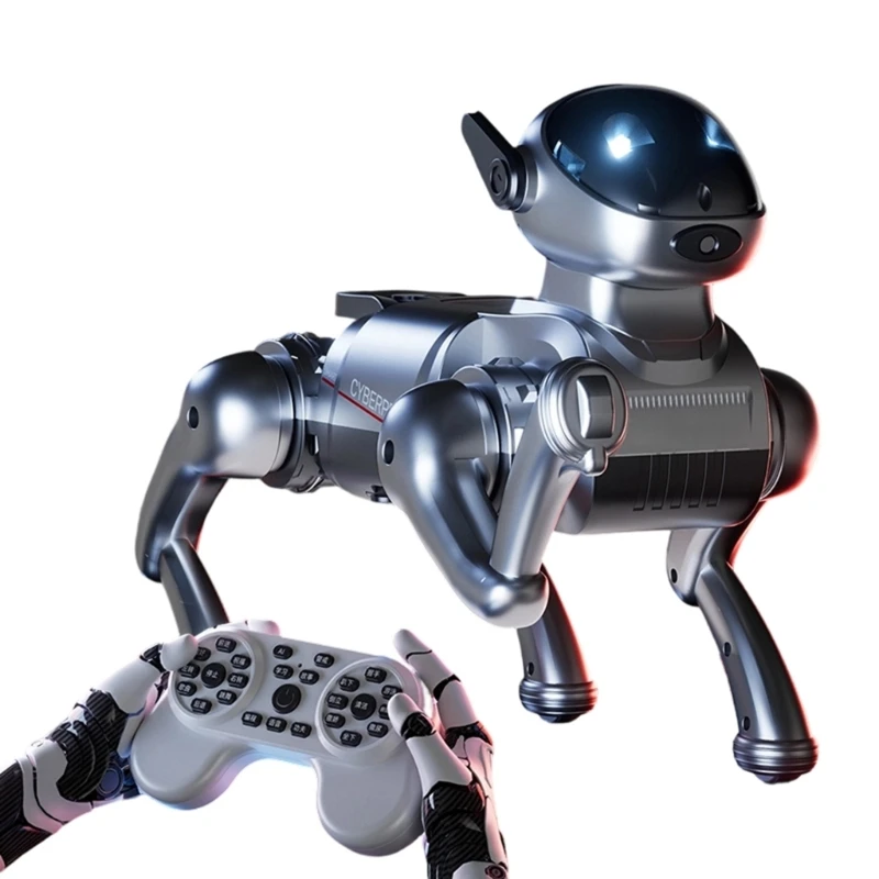  Remote Controlled AI Machine Dog Featuring Speech Response And Simulated Actions For Kids Entertainment