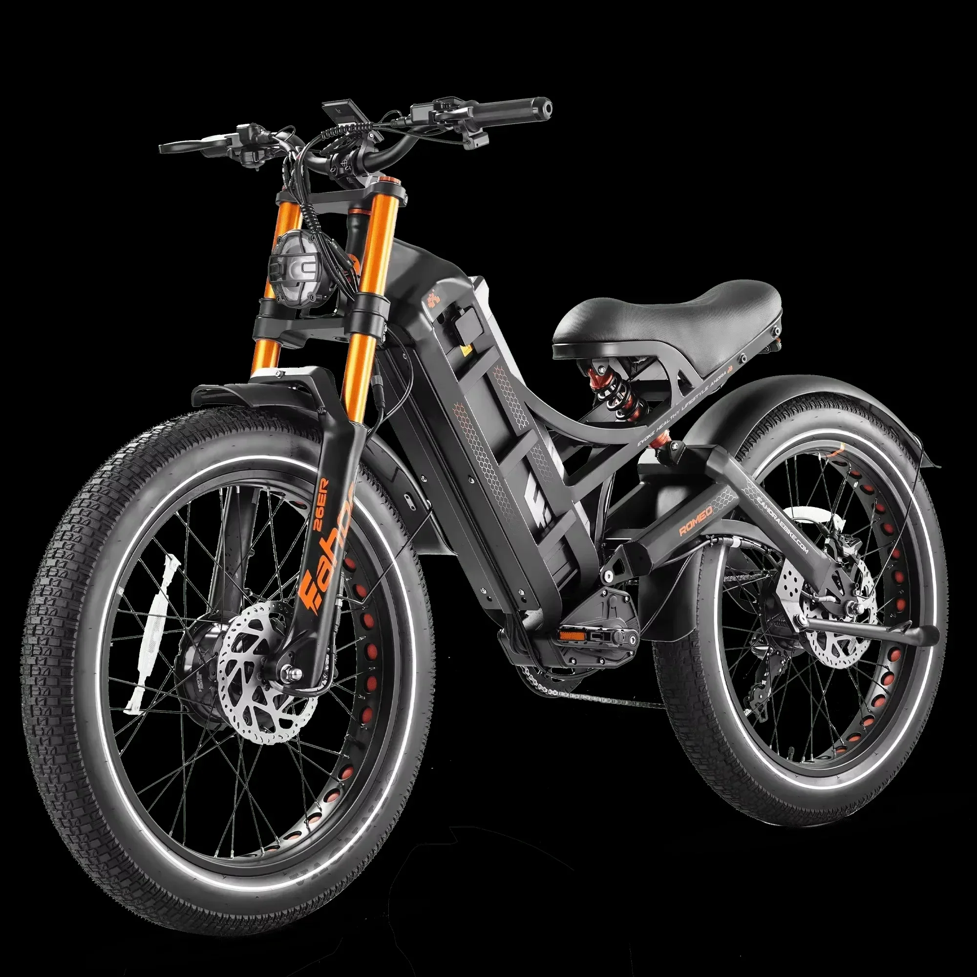 Fatbike Ebike Electric Fat Tire Mountain E Hybrid Cargo Dirt Bike for latest electric bicycle Eahora 2000W