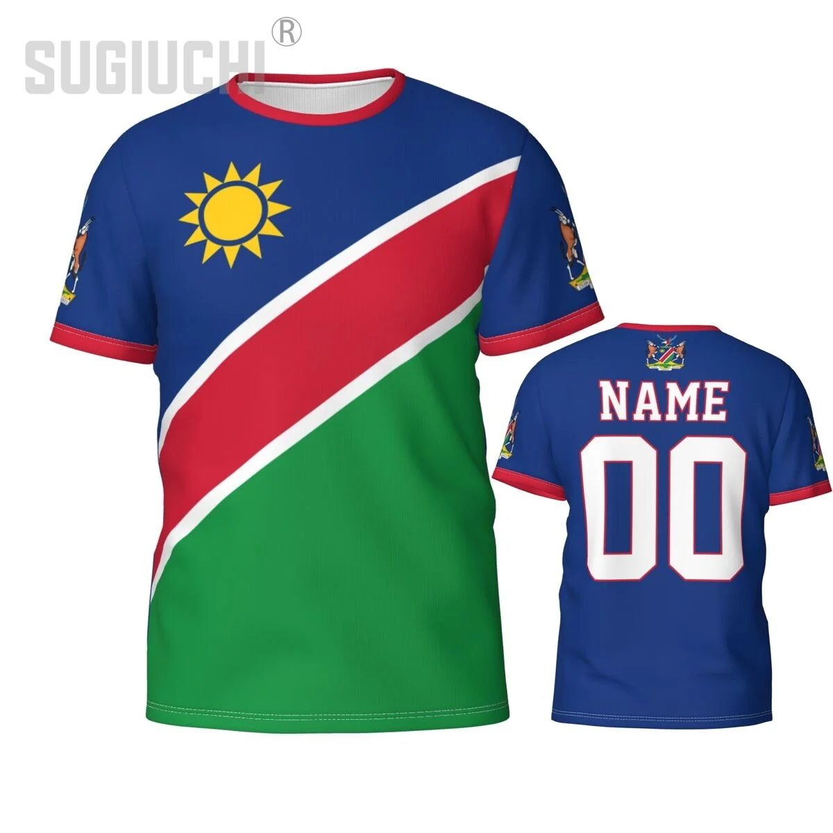 Custom Name Number Namibia Flag Emblem 3D T-shirts For Men Women Tees jersey team Clothes Soccer Football Fans Gift T shirt