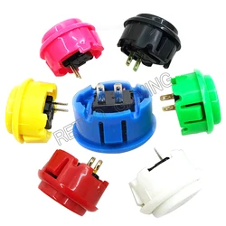 1 stücke/10 stücke 30mm Druckknopf klassische Retro-Arcade-Taste 7 Farbe betriebenes Videospiel für Arcade-Schrank