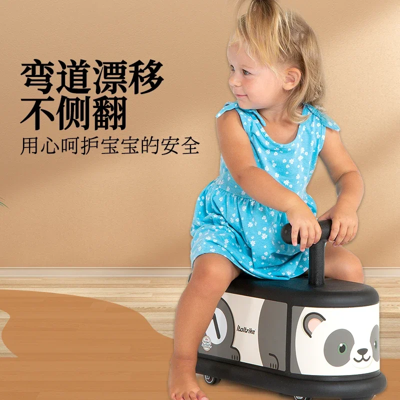 Children's twisting car silent anti-rollover baby year-old gift skid yo-yo