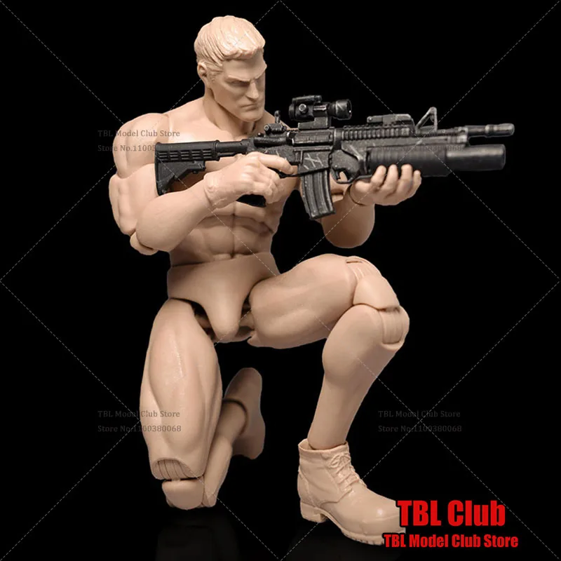 

In Stock GWToys G001 1/12 Scale 16cm Soldier Super Flexible Male Strong Muscular Joint Body Action Figure Articulated Body