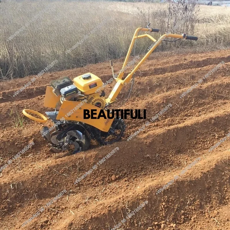 A55 New Four-Wheel Drive Micro-Tillage, Domestic Rotary Tiller for Rice Field