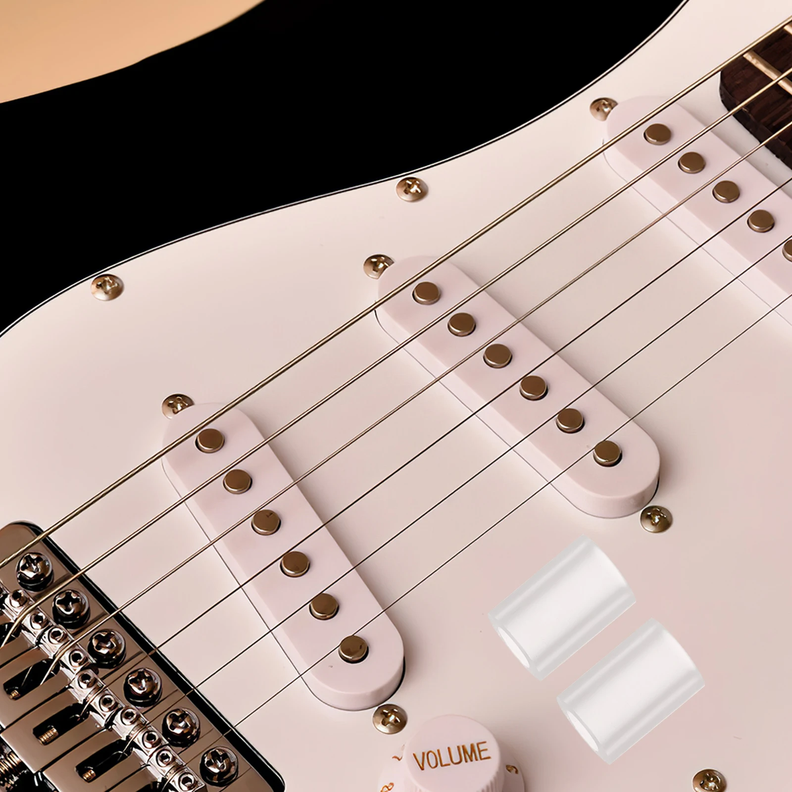 

50 Pcs Guitar Pickup Hose Mounting Tubing Rubber Parts Electric Tube Covers Other Accessories