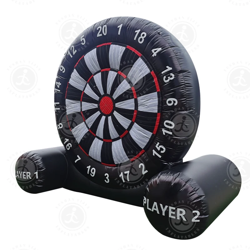 Outdoor Shooting Game Cheap Durable Rent Inflatable Soccer Dart Board Inflatable Football Darts Target for Kids Adults