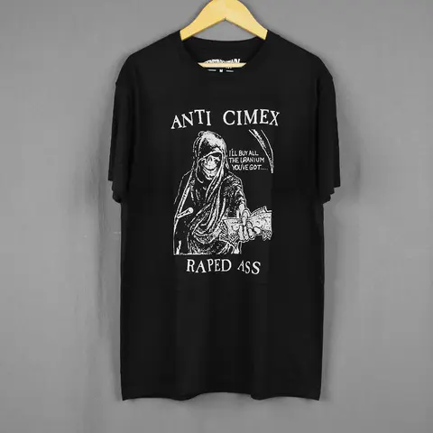 Anti Cimex T-Shirt Scandinavian Jawbreaker Punk Band MOB47 Driller Killer Band Men's Tops Summer Cotton Clothign Printed Shirt