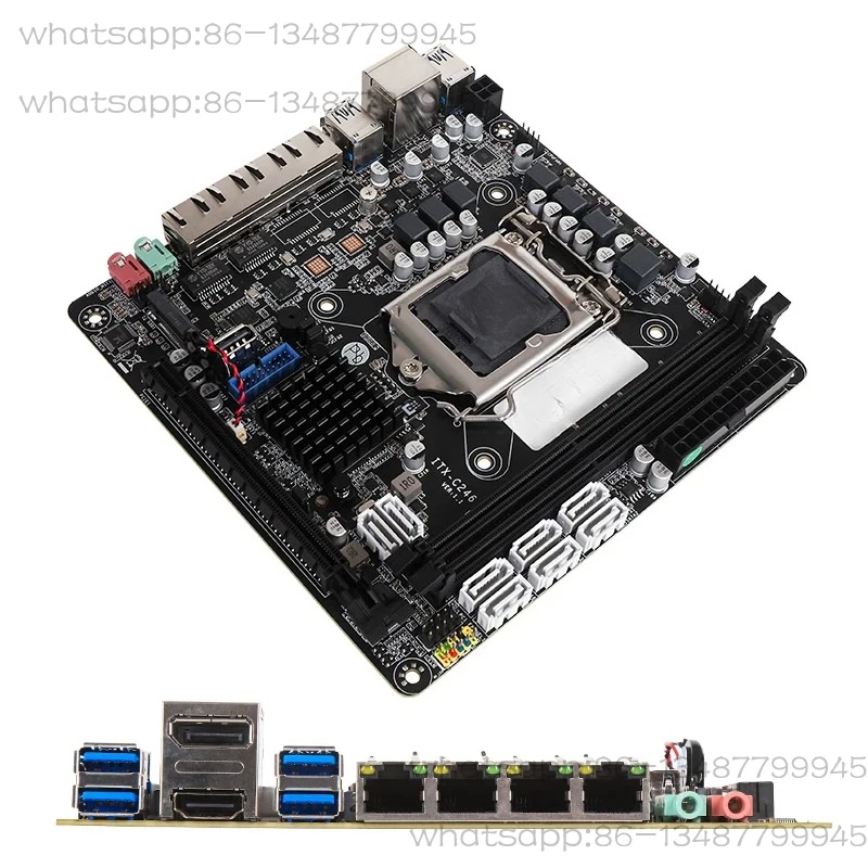 

Новый C246 Black Synology Soft Router NAS Storage Server Low Power B250/C236 Материнская плата