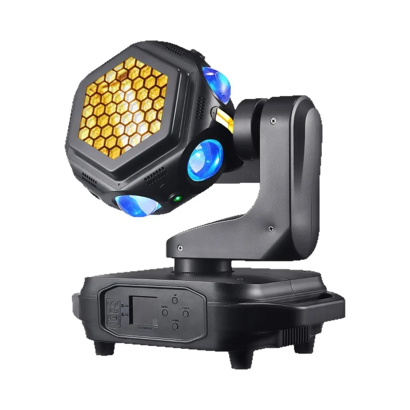 

New single arm Rubik's Cube lamp LED beam of light dyed Pa lamp, bar wedding banquet hall retro lamp KTV laser light