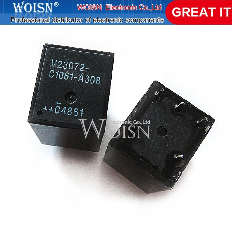 10pcs/lot V23072-C1061-A308 5-pin set of conversion electronic central control DC electromagnetic power relay