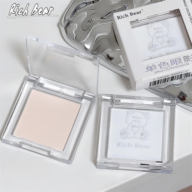 Mattes Highlighter-Puder für Tränenrillen und unter den Augen, natürlicher reinweißer aufhellender Schatten, 3D-Kontur-Gesichtsstraffungs-Make-up – Detail 5