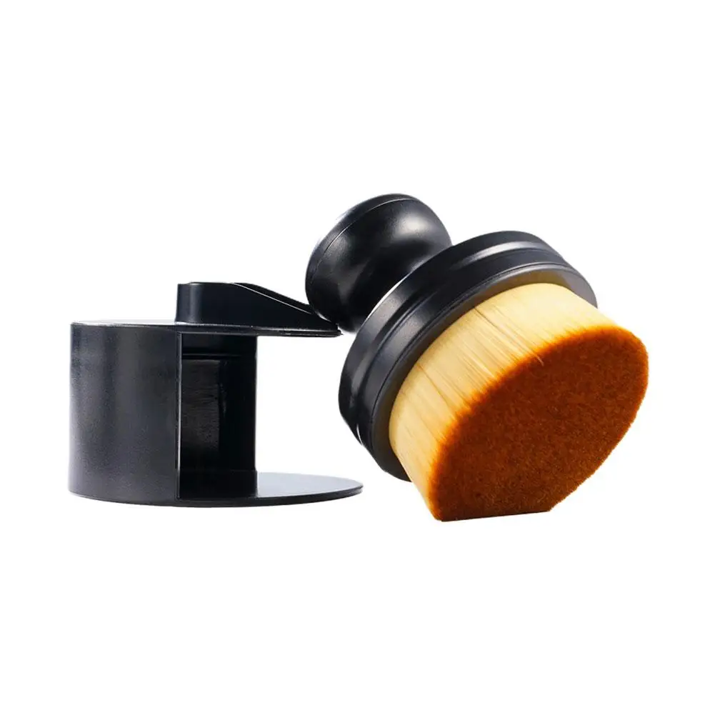 Draagbare autoband glans applicator borstel band verband borstel applicator met afdichting deksel, hoge dichtheid auto detaillering en bandenborstel