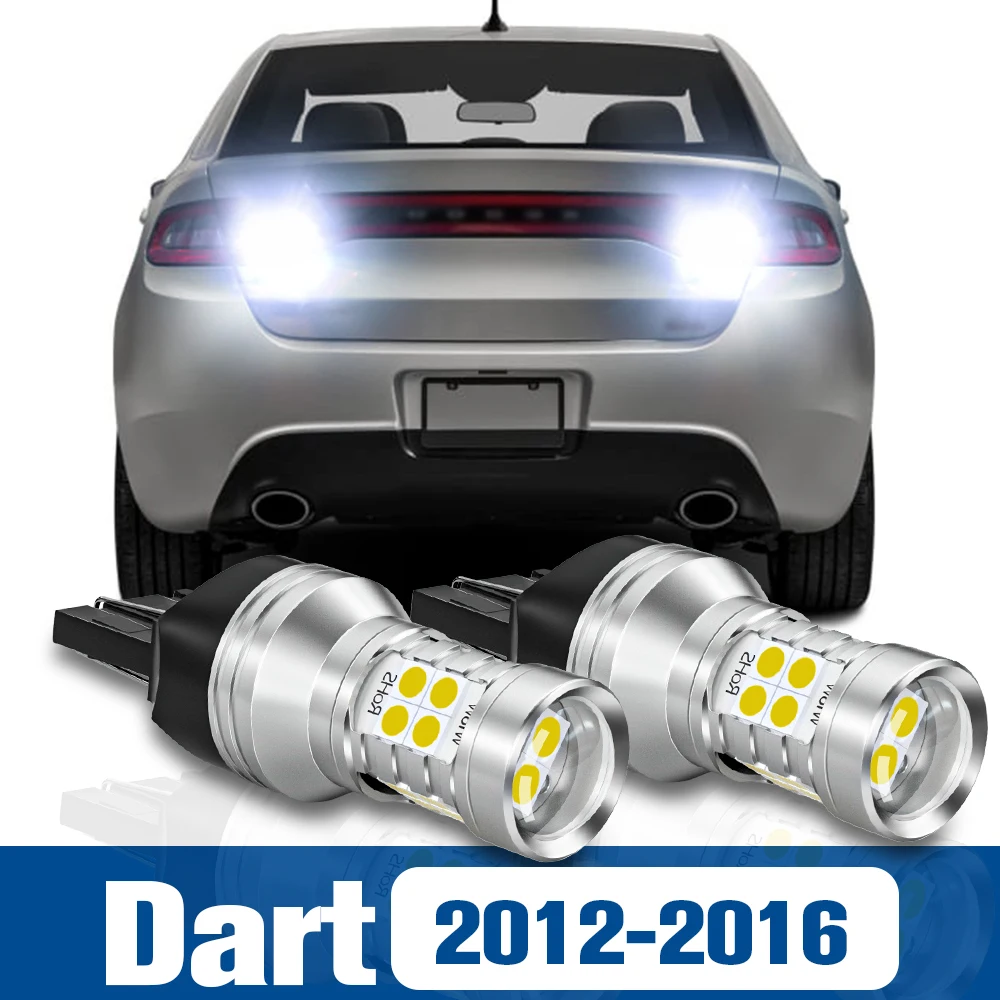 

2pcs LED Reverse Light Back up Lamp Accessories Canbus For Dodge Dart 2012 2013 2014 2015 2016