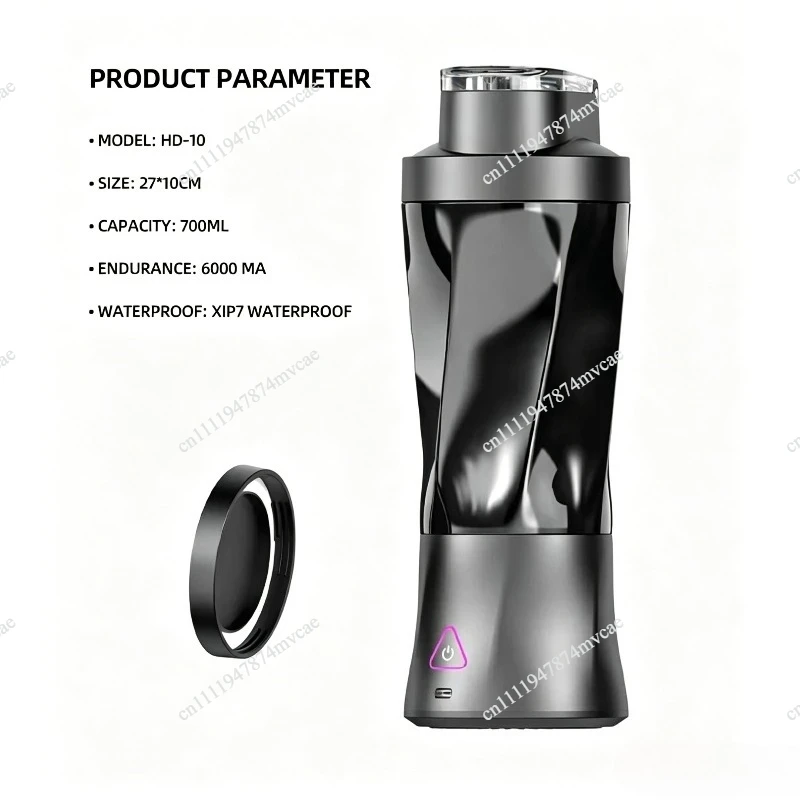 Liquidificador Portátil para Sucos Frescos, Mixer de Frutas Elétrico, Liquidificador Manual Mini, Licuadora Elétrica