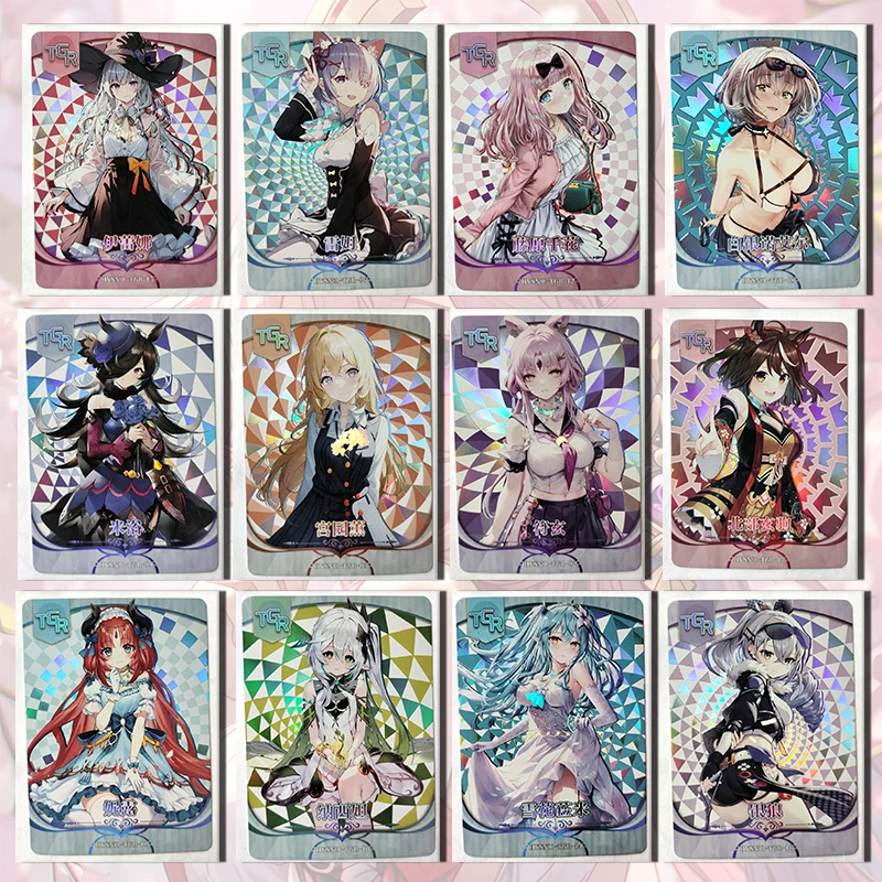 Goddess Story Flower girl TGR card Ram Hu Tao Nahida Nilou Yoimiya Fujiwara Chika boy Toy collection Birthday Christmas gift