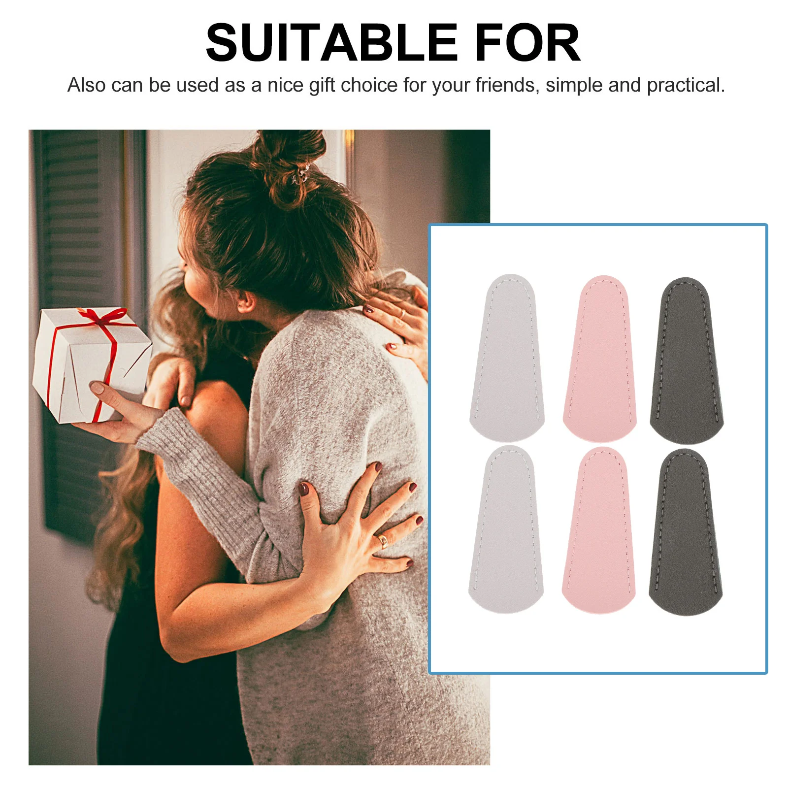 

6pcs Scissors Sheath Covers Case Protector for Eyebrow Trimming Set Durable Storage Solution Available in 3 Colors