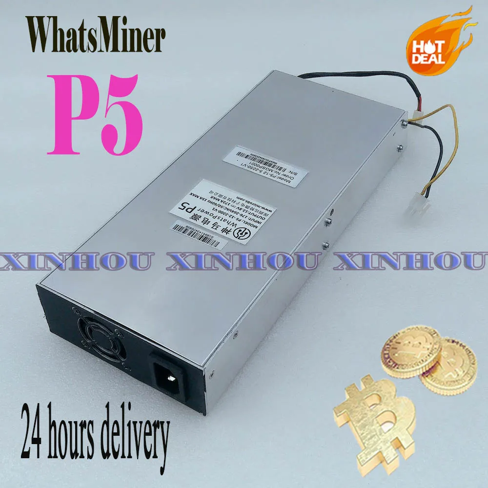 

Used BTC BCH miner PSU WhatsMiner P5 power supply Replace For Bad Asic miner WhatsMiner M3X M3 Part