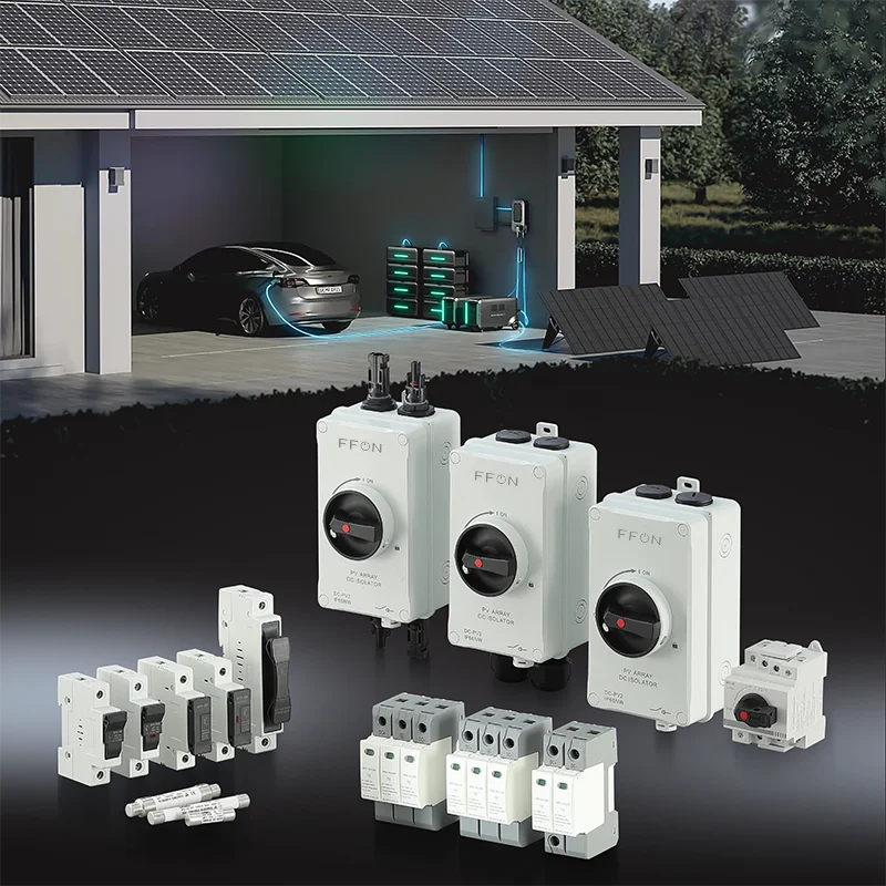 PV DC 1200V 16A 32A Solar Rotating Handle Isolator Rotary Switch Disconnector Waterproof For Outdoor