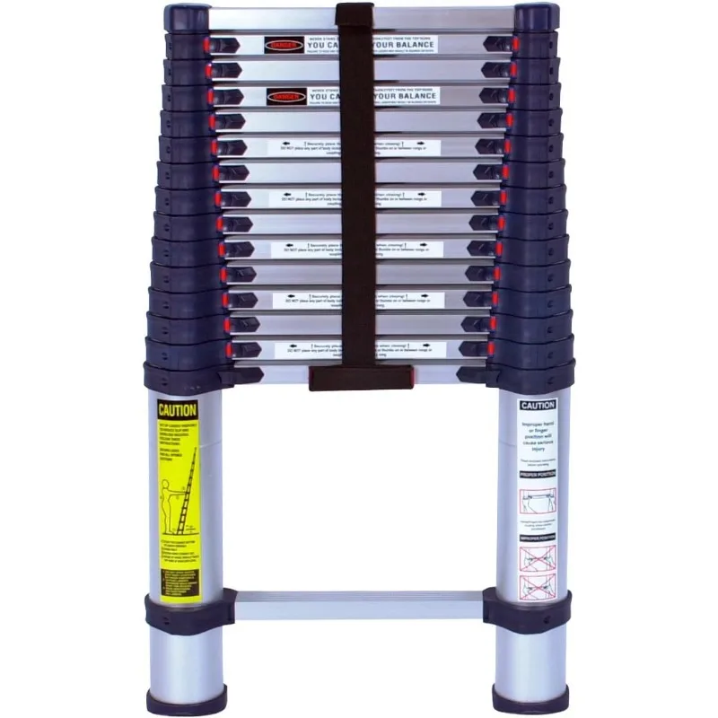 Xtend & Climb 785P Aluminum Telescoping Ladder Type I Professional Series, 15.5-Foot