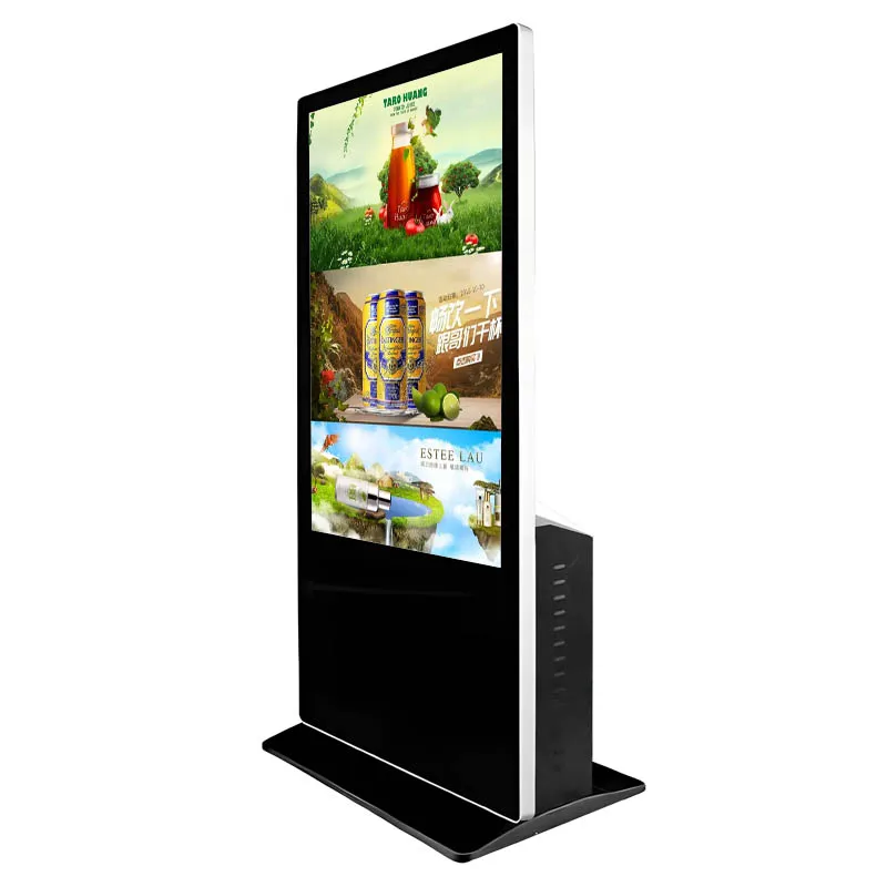 55 Inch AI Face Recognition 4K Interactive Touch Screen Kiosk Nvidia GPU RTX4070  Avatar Animation Interaction Digital Signage
