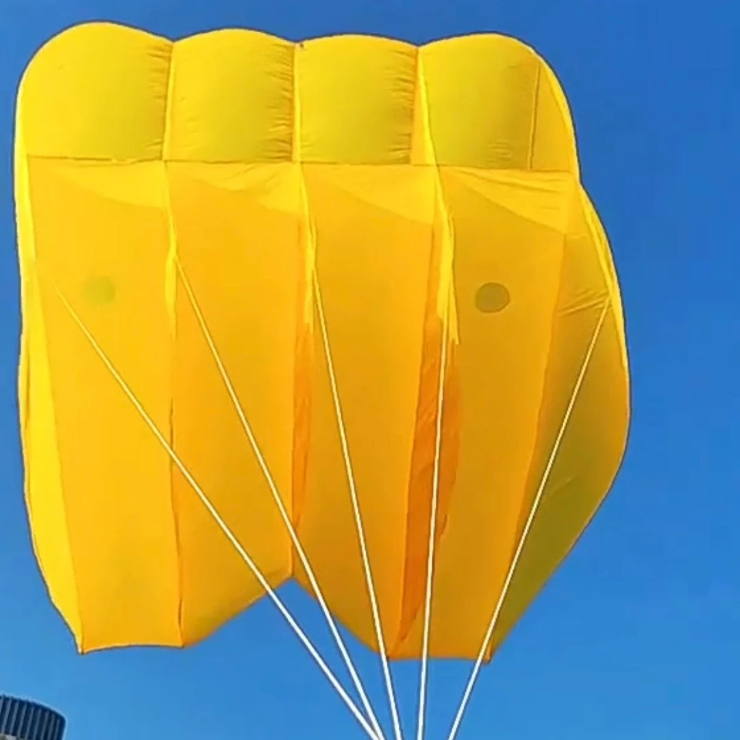 

12sqm Large Pilot Kite Soft Inflatable Ripstop Nylon Lifter Kite for Outdoor Flying