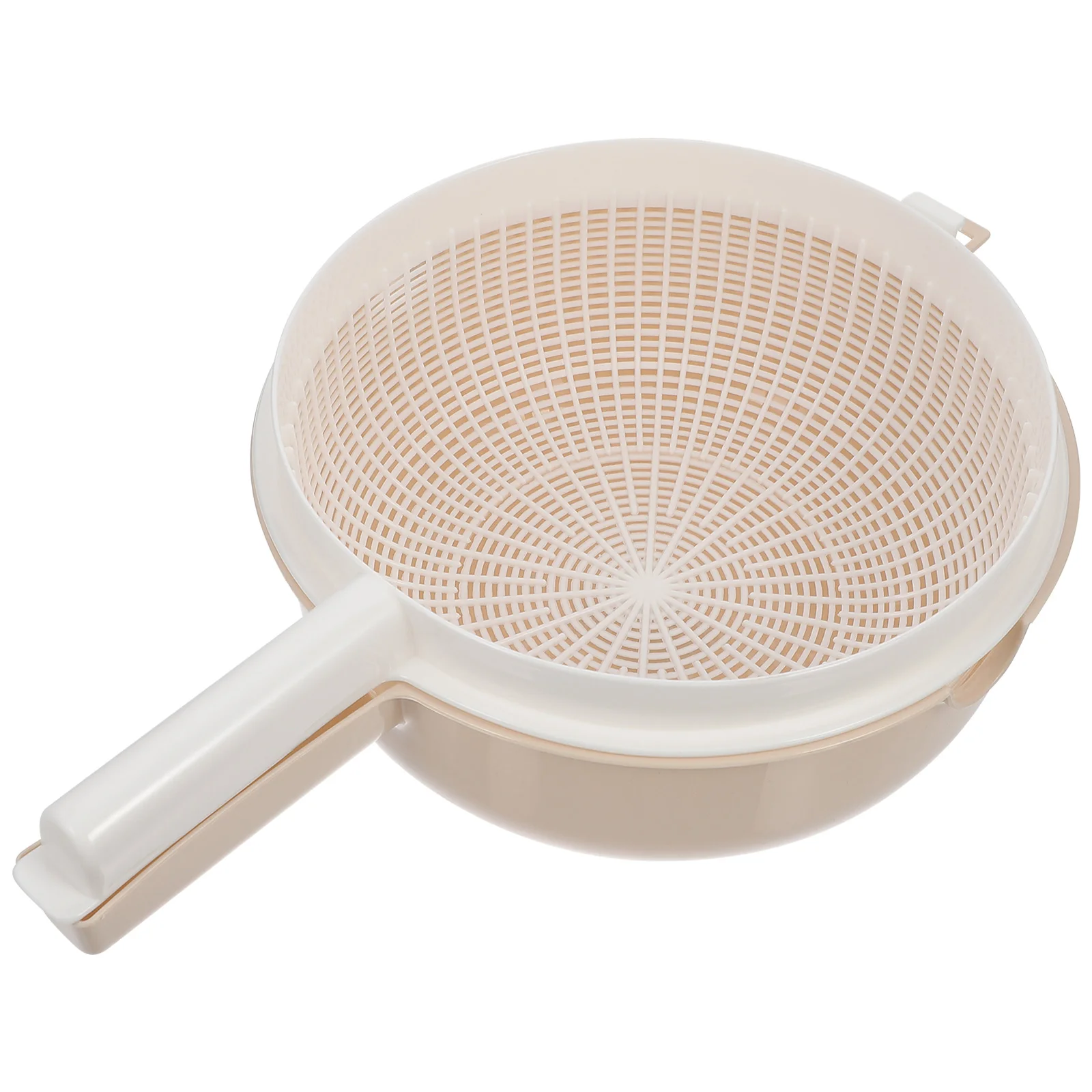 

Double Layer Basket Fruit Colander Bowl Washing Bowl Vegetable Kitchen Colander Strainer Pasta Salad